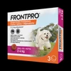 Kép 3/11 - FRONTPRO Kutya Rágótabletta - Bolha Kullancs   (2-4kg) XS 11mg x 3