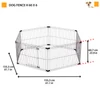Kép 3/10 - FERPLAST Ketrec - Kutya Karám - Dog Fence 155,3x155,3x60,7 cm