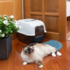 Kép 5/5 - FERPLAST Macska Alomtál - Fedeles Filteres Prima Cat Toilett Wc