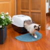 Kép 4/5 - FERPLAST Macska Alomtál - Fedeles Filteres Prima Cat Toilett Wc
