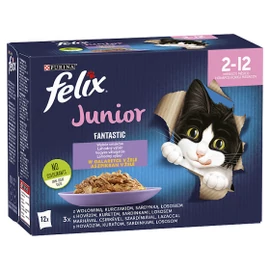 FELIX Macska Alutasak Junior - Fantastic Aszpikban Vegyes ízek 85g x12