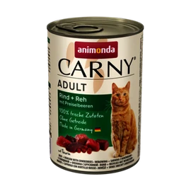 ANIMONDA Macska Konzerv - Carny Adult Marha Szarvas, áfonya 400g