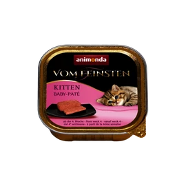 ANIMONDA Macska Alutálkás - Feinsten Kitten Baby-paté Marha Baromfi 100g