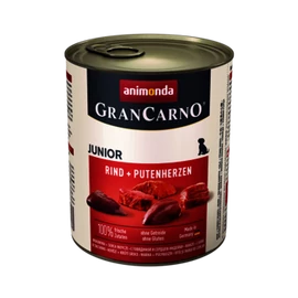 ANIMONDA Kutya Konzerv - Grancarno Junior Marha Pulykaszív 800g
