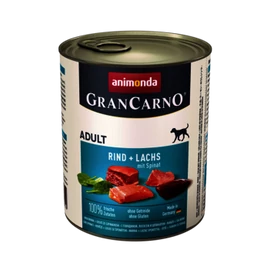 ANIMONDA Kutya Konzerv - Grancarno Adult Lazac Spenót 800g