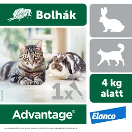ADVANTAGE Macska Nyúl Csepp - Bolha 4kg-ig 0,4ml x 1