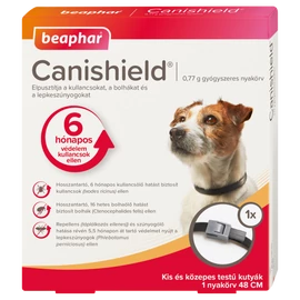 BEAPHAR Kutya Nyakörv - Canishield Bolha kullancs irtó és lepkeszúnyogok ellen 48cm