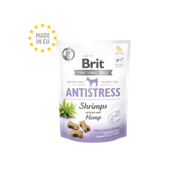 BRIT Care Kutya Jutalomfalat Functional Snack Adult Antistressz  Shrimps With Hemp 150g
