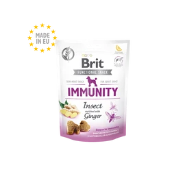 BRIT Care Kutya Jutalomfalat - Functional Snack Adult Immunity Rovar-Gyömbér 150g