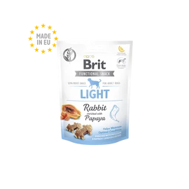 BRIT Care Kutya Jutalomfalat - Functional Snack Adult Light Nyúl-Papaya 150g