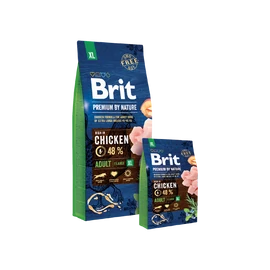 BRIT Prémium by Nature Kutyatáp - Adult XL 15kg