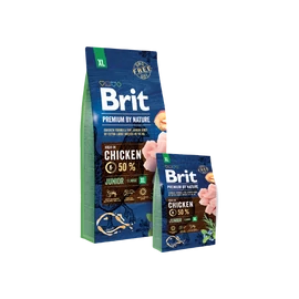 BRIT Prémium by Nature Kutyatáp - Junior XL 15kg