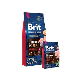 BRIT Prémium by Nature Kutyatáp - Adult L  3kg
