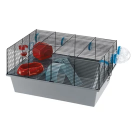 FERPLAST Kisállat Ketrec - Hörcsög Milos Large - Csövekkel 58x38x30,5cm