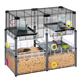 FERPLAST Kisállat Ketrec - Hörcsög Multipla Hamster Crystal 72,5x37,5xh62cm