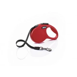 FLEXI Kutya Póráz - 12kg-ig XS Classic Szalagos Piros 3m