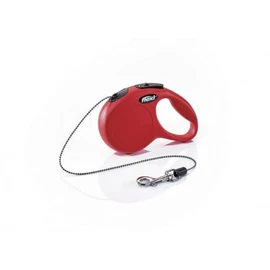 FLEXI Kutya Póráz -  8kg-ig XS Classic Zsinóros Piros 3m
