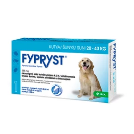FYPRYST Kutya Csepp - Bolha Kullancs irtó (20-40kg)  1x 2,68ml  L