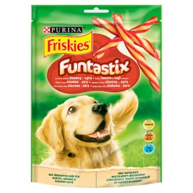 FRISKIES Kutya Jutalomfalat - Funtastix Ízletes bacon és sajt ízesítésű 175g