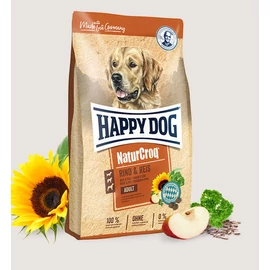 Happy Dog Kutyatáp - Natur Croq Rind & Reis 15kg