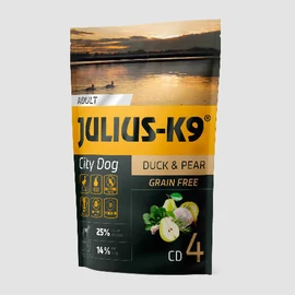 JULIUS-K9 Kutyatáp - Adult GF City Dog Adult Duck Pear   340g