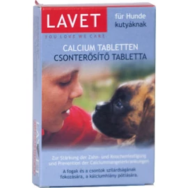 LAVET Kutya Csonterősítő - Kálcium Tabletta 50db