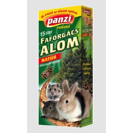 PANZI Kisállat Alom - Forgács Natúr 15L