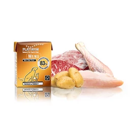 PLATINUM Kutya Konzerv - Menü Iberico+Turkey 375gr