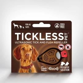 TICKLESS Pet Kutya - Kullancs és bolha riasztó Ultrahangos Barna