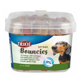 TRIXIE Kutya Jutalomfalat - Soft Snack Bouncies Szárnyas-Bárány-Pacal 140g