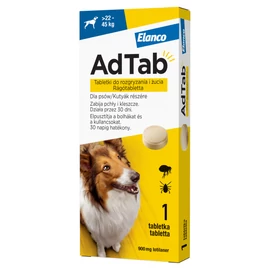 ADTAB Kutya Rágótabletta - Bolha Kullancs irtó (22-45kg) 900mg x 1