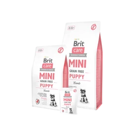 BRIT Care Kutyatáp - Grain Free Mini Puppy Lamb  400g
