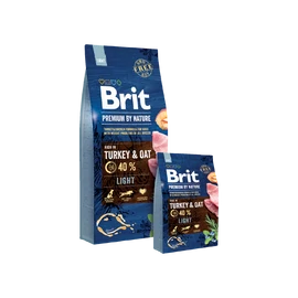 BRIT Prémium by Nature Kutyatáp - Adult Light  3kg