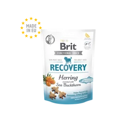 BRIT Care Kutya Jutalomfalat Functional Snack Adult Recovery Hering-Homoktövis 150g