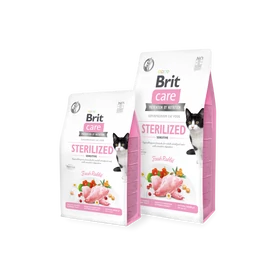 BRIT Care Macskatáp - Adult Sterilized Sensitive Rabbit Nyúl  400g