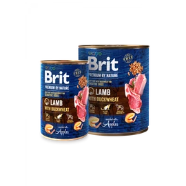 BRIT Paté & Meat Kutya Konzerv - Adult Lamb With BuckWheat 800g