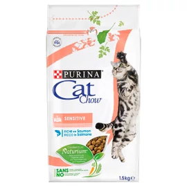 CAT CHOW Macskatáp - Adult Sensitive Lazacban Gazdag 15kg
