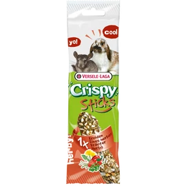 CRISPY Kisállat Jutalomfalat - Rúd 2x Csincsilla, Nyúl 110g Gyógynövény