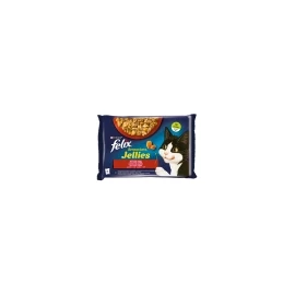 FELIX Macska Alutasak - Sensations Jellies Házias Válogatás Aszpikban 85g x 4
