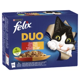 FELIX Macska Alutasak - Fantastic Duo Házias válogatás Aszpikban 85g x12