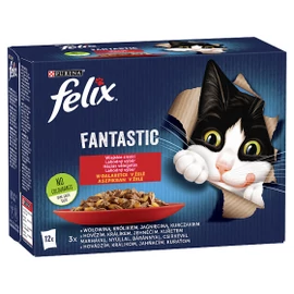 FELIX Macska Alutasak - Fantastic Házias válogatás Aszpikban 85g x12