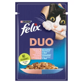 FELIX Macska Alutasak - Fantastic Duo Lazac Szardinia Aszpikban 85g