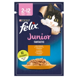 FELIX Macska Alutasak Junior - Fantastic Aszpikban Csirkével 85g
