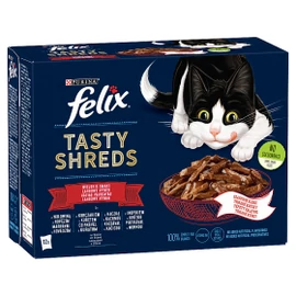 FELIX Macska Alutasak - Shreds Házias Válogatás Szószban 80g x12