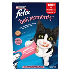 FELIX Macska Jutalomfalat - Deli Moments Lazacos 10g x 4