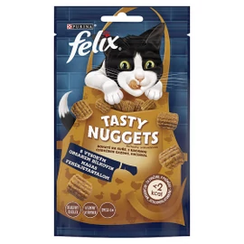 FELIX Macska Jutalomfalat - Tasty Nuggets Csirke Kacsa 50g x 1