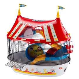 FERPLAST Kisállat Ketrec - Hörcsög Circus Fun 49,5x34xh42,5cm