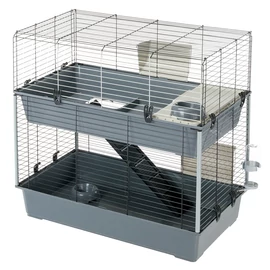 FERPLAST Kisállat Ketrec - Nyúl Rabbit 100 Double Black 95x57x93cm