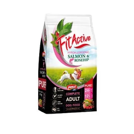 FITACTIVE Kutyatáp - Pure Hypoallergenic Lazac Csipkebogyó 12kg