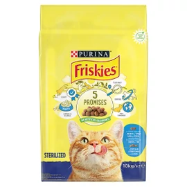 FRISKIES Macskatáp - Adult Steril Lazaccal és Zöldségekkel 10kg